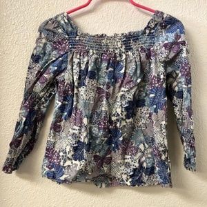 2T/3T Peek Fleur des champs shirt